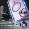 image:imageMiracase for iPhone 18 Pro Max Case with Builtin Screen Protector Full Camera Protector  Magnetic with MagSafe  360 Full Body Military DropProof 18 ProMax Bumper BurgundyMagnetic Purple