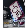 image:imageMiracase for iPhone 18 Pro Max Case with Builtin Screen Protector Full Camera Protector  Magnetic with MagSafe  360 Full Body Military DropProof 18 ProMax Bumper BurgundyMagnetic Plum