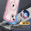 image:imageMiracase for iPhone 18 Pro Max Case with Builtin Screen Protector Full Camera Protector  Magnetic with MagSafe  360 Full Body Military DropProof 18 ProMax Bumper BurgundyPink
