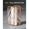 image:imageMiracase for iPhone 18 Pro Max Case with Builtin Screen Protector Full Camera Protector  Magnetic with MagSafe  360 Full Body Military DropProof 18 ProMax Bumper BurgundyOrange