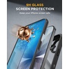 image:imageMiracase for iPhone 18 Pro Max Case with Builtin Screen Protector Full Camera Protector  Magnetic with MagSafe  360 Full Body Military DropProof 18 ProMax Bumper BurgundyBlack