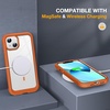 image:imageMiracase for iPhone 18 Pro Max Case with Builtin Screen Protector Full Camera Protector  Magnetic with MagSafe  360 Full Body Military DropProof 18 ProMax Bumper BurgundyMagnetic Orange