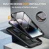 image:imageMiracase for iPhone 18 Pro Max Case with Builtin Screen Protector Full Camera Protector  Magnetic with MagSafe  360 Full Body Military DropProof 18 ProMax Bumper BurgundyMagnetic Matte Black