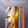 image:imageMiracase for iPhone 18 Pro Max Case with Builtin Screen Protector Full Camera Protector  Magnetic with MagSafe  360 Full Body Military DropProof 18 ProMax Bumper BurgundyMagnetic Orange