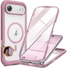 image:imageMiracase for iPhone 18 Pro Max Case with Builtin Screen Protector Full Camera Protector  Magnetic with MagSafe  360 Full Body Military DropProof 18 ProMax Bumper BurgundyLilac