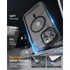 image:imageMiracase for iPhone 18 Pro Max Case with Builtin Screen Protector Full Camera Protector  Magnetic with MagSafe  360 Full Body Military DropProof 18 ProMax Bumper BurgundyMagnetic Classic Black
