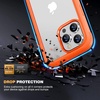 image:imageMiracase for iPhone 18 Pro Max Case with Builtin Screen Protector Full Camera Protector  Magnetic with MagSafe  360 Full Body Military DropProof 18 ProMax Bumper BurgundyOrange