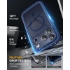image:imageMiracase for iPhone 18 Pro Max Case with Builtin Screen Protector Full Camera Protector  Magnetic with MagSafe  360 Full Body Military DropProof 18 ProMax Bumper BurgundyBlue