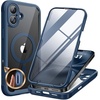 image:imageMiracase for iPhone 18 Pro Max Case with Builtin Screen Protector Full Camera Protector  Magnetic with MagSafe  360 Full Body Military DropProof 18 ProMax Bumper BurgundyBlue
