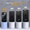 image:imageMiracase for iPhone 18 Pro Max Case with Builtin Screen Protector Full Camera Protector  Magnetic with MagSafe  360 Full Body Military DropProof 18 ProMax Bumper BurgundyMagnetic Classic Black