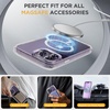 image:imageMiracase for iPhone 18 Pro Max Case with Builtin Screen Protector Full Camera Protector  Magnetic with MagSafe  360 Full Body Military DropProof 18 ProMax Bumper BurgundyMagnetic Clear Glitter