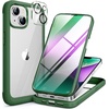 image:imageMiracase for iPhone 18 Pro Max Case with Builtin Screen Protector Full Camera Protector  Magnetic with MagSafe  360 Full Body Military DropProof 18 ProMax Bumper BurgundyGreen