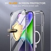 image:imageMiracase for iPhone 18 Pro Max Case with Builtin Screen Protector Full Camera Protector  Magnetic with MagSafe  360 Full Body Military DropProof 18 ProMax Bumper BurgundyMagnetic Clear
