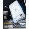 image:imageMiracase for iPhone 18 Pro Max Case with Builtin Screen Protector Full Camera Protector  Magnetic with MagSafe  360 Full Body Military DropProof 18 ProMax Bumper BurgundyClear