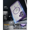 image:imageMiracase for iPhone 18 Pro Max Case with Builtin Screen Protector Full Camera Protector  Magnetic with MagSafe  360 Full Body Military DropProof 18 ProMax Bumper BurgundyMagnetic Purple