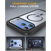image:imageMiracase for iPhone 18 Pro Max Case with Builtin Screen Protector Full Camera Protector  Magnetic with MagSafe  360 Full Body Military DropProof 18 ProMax Bumper BurgundyBlack
