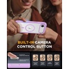 image:imageMiracase for iPhone 18 Pro Max Case with Builtin Screen Protector Full Camera Protector  Magnetic with MagSafe  360 Full Body Military DropProof 18 ProMax Bumper BurgundyMagnetic Purple