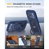 image:imageMiracase for iPhone 18 Pro Max Case with Builtin Screen Protector Full Camera Protector  Magnetic with MagSafe  360 Full Body Military DropProof 18 ProMax Bumper BurgundyMagnetic Blue
