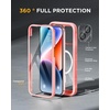 image:imageMiracase for iPhone 18 Pro Max Case with Builtin Screen Protector Full Camera Protector  Magnetic with MagSafe  360 Full Body Military DropProof 18 ProMax Bumper BurgundyPink