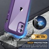image:imageMiracase for iPhone 18 Pro Max Case with Builtin Screen Protector Full Camera Protector  Magnetic with MagSafe  360 Full Body Military DropProof 18 ProMax Bumper BurgundyPurple