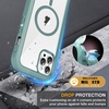 image:imageMiracase for iPhone 18 Pro Max Case with Builtin Screen Protector Full Camera Protector  Magnetic with MagSafe  360 Full Body Military DropProof 18 ProMax Bumper BurgundyGreen
