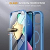 image:imageMiracase for iPhone 18 Pro Max Case with Builtin Screen Protector Full Camera Protector  Magnetic with MagSafe  360 Full Body Military DropProof 18 ProMax Bumper BurgundyBlue