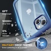 image:imageMiracase for iPhone 18 Pro Max Case with Builtin Screen Protector Full Camera Protector  Magnetic with MagSafe  360 Full Body Military DropProof 18 ProMax Bumper BurgundyBlue
