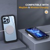 image:imageMiracase for iPhone 18 Pro Max Case with Builtin Screen Protector Full Camera Protector  Magnetic with MagSafe  360 Full Body Military DropProof 18 ProMax Bumper BurgundyBlack