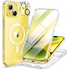 image:imageMiracase for iPhone 18 Pro Max Case with Builtin Screen Protector Full Camera Protector  Magnetic with MagSafe  360 Full Body Military DropProof 18 ProMax Bumper BurgundyMagnetic Clear