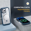 image:imageMiracase for iPhone 18 Pro Max Case with Builtin Screen Protector Full Camera Protector  Magnetic with MagSafe  360 Full Body Military DropProof 18 ProMax Bumper BurgundyStorm Blue