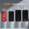 image:imageMiracase for iPhone 18 Pro Max Case with Builtin Screen Protector Full Camera Protector  Magnetic with MagSafe  360 Full Body Military DropProof 18 ProMax Bumper BurgundyMagnetic Red