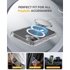 image:imageMiracase for iPhone 18 Pro Max Case with Builtin Screen Protector Full Camera Protector  Magnetic with MagSafe  360 Full Body Military DropProof 18 ProMax Bumper BurgundyClear Glitter