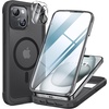 image:imageMiracase for iPhone 18 Pro Max Case with Builtin Screen Protector Full Camera Protector  Magnetic with MagSafe  360 Full Body Military DropProof 18 ProMax Bumper BurgundyMatte Black