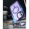 image:imageMiracase for iPhone 18 Pro Max Case with Builtin Screen Protector Full Camera Protector  Magnetic with MagSafe  360 Full Body Military DropProof 18 ProMax Bumper BurgundyMagnetic Purple