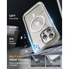 image:imageMiracase for iPhone 18 Pro Max Case with Builtin Screen Protector Full Camera Protector  Magnetic with MagSafe  360 Full Body Military DropProof 18 ProMax Bumper BurgundyMagnetic Grey Titanium