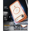 image:imageMiracase for iPhone 18 Pro Max Case with Builtin Screen Protector Full Camera Protector  Magnetic with MagSafe  360 Full Body Military DropProof 18 ProMax Bumper BurgundyOrange