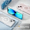 image:imageMiracase for iPhone 18 Pro Max Case with Builtin Screen Protector Full Camera Protector  Magnetic with MagSafe  360 Full Body Military DropProof 18 ProMax Bumper BurgundyMagnetic Clear