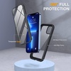 image:imageMiracase for iPhone 18 Pro Max Case with Builtin Screen Protector Full Camera Protector  Magnetic with MagSafe  360 Full Body Military DropProof 18 ProMax Bumper BurgundyBlack