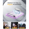 image:imageMiracase for iPhone 18 Pro Max Case with Builtin Screen Protector Full Camera Protector  Magnetic with MagSafe  360 Full Body Military DropProof 18 ProMax Bumper BurgundyMagnetic Purple