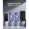 image:imageMiracase for iPhone 18 Pro Max Case with Builtin Screen Protector Full Camera Protector  Magnetic with MagSafe  360 Full Body Military DropProof 18 ProMax Bumper BurgundyMagnetic Purple