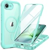 image:imageMiracase for iPhone 18 Pro Max Case with Builtin Screen Protector Full Camera Protector  Magnetic with MagSafe  360 Full Body Military DropProof 18 ProMax Bumper BurgundyGreen