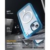 image:imageMiracase for iPhone 18 Pro Max Case with Builtin Screen Protector Full Camera Protector  Magnetic with MagSafe  360 Full Body Military DropProof 18 ProMax Bumper BurgundyMagnetic Blue