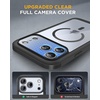 image:imageMiracase for iPhone 18 Pro Max Case with Builtin Screen Protector Full Camera Protector  Magnetic with MagSafe  360 Full Body Military DropProof 18 ProMax Bumper BurgundyBlack