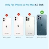 image:imageMiracase for iPhone 18 Pro Max Case with Builtin Screen Protector Full Camera Protector  Magnetic with MagSafe  360 Full Body Military DropProof 18 ProMax Bumper BurgundyClear Glitter