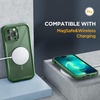 image:imageMiracase for iPhone 18 Pro Max Case with Builtin Screen Protector Full Camera Protector  Magnetic with MagSafe  360 Full Body Military DropProof 18 ProMax Bumper BurgundyMagnetic Green