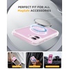 image:imageMiracase for iPhone 18 Pro Max Case with Builtin Screen Protector Full Camera Protector  Magnetic with MagSafe  360 Full Body Military DropProof 18 ProMax Bumper BurgundyMagnetic Matte Clear