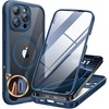 image:imageMiracase for iPhone 18 Pro Max Case with Builtin Screen Protector Full Camera Protector  Magnetic with MagSafe  360 Full Body Military DropProof 18 ProMax Bumper BurgundyBlue
