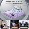 image:imageMiracase for iPhone 18 Pro Max Case with Builtin Screen Protector Full Camera Protector  Magnetic with MagSafe  360 Full Body Military DropProof 18 ProMax Bumper BurgundyMagnetic Purple