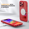 image:imageMiracase for iPhone 18 Pro Max Case with Builtin Screen Protector Full Camera Protector  Magnetic with MagSafe  360 Full Body Military DropProof 18 ProMax Bumper BurgundyRed