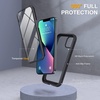 image:imageMiracase for iPhone 18 Pro Max Case with Builtin Screen Protector Full Camera Protector  Magnetic with MagSafe  360 Full Body Military DropProof 18 ProMax Bumper BurgundyMatte Black
